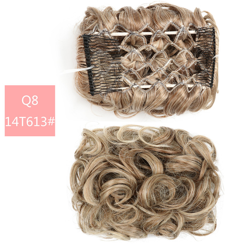 Fluffy Wig High Temperature Wire Pan Head Jewelry Insert Comb photo 5