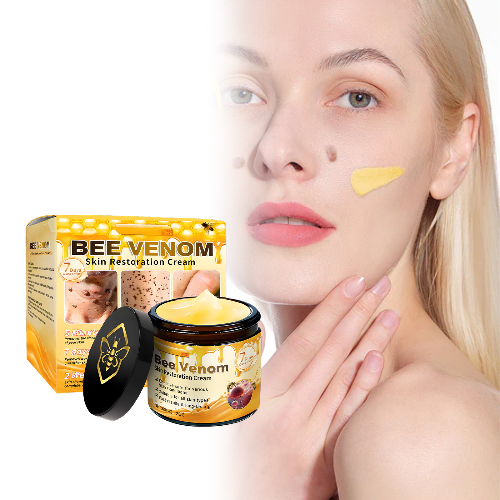 Skin Soothing Cream 60g 1box photo 3
