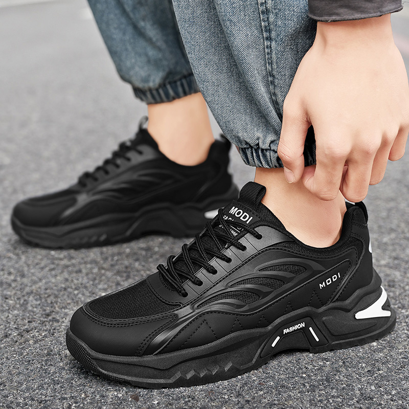 2026 New Men Lightweight Breathable Chunky Height Increasing Dad Sneakers, Student Casual Footwear photo 4