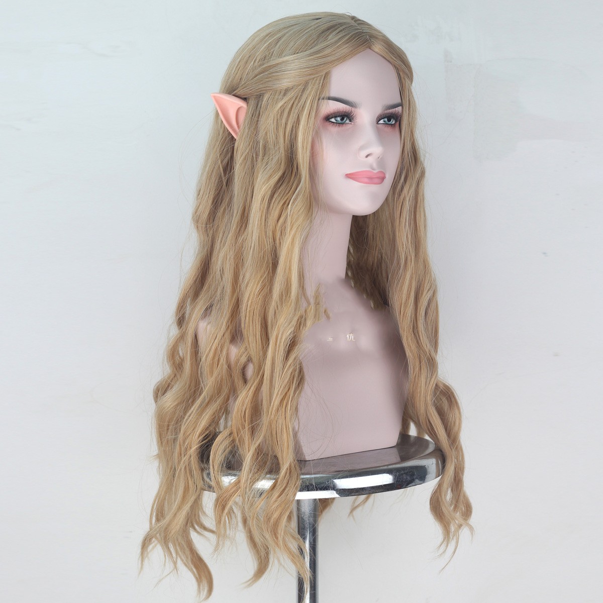 Hobbit Wig Elf Queen Kellantril With Ears Cosplay Anime Wigs photo 2