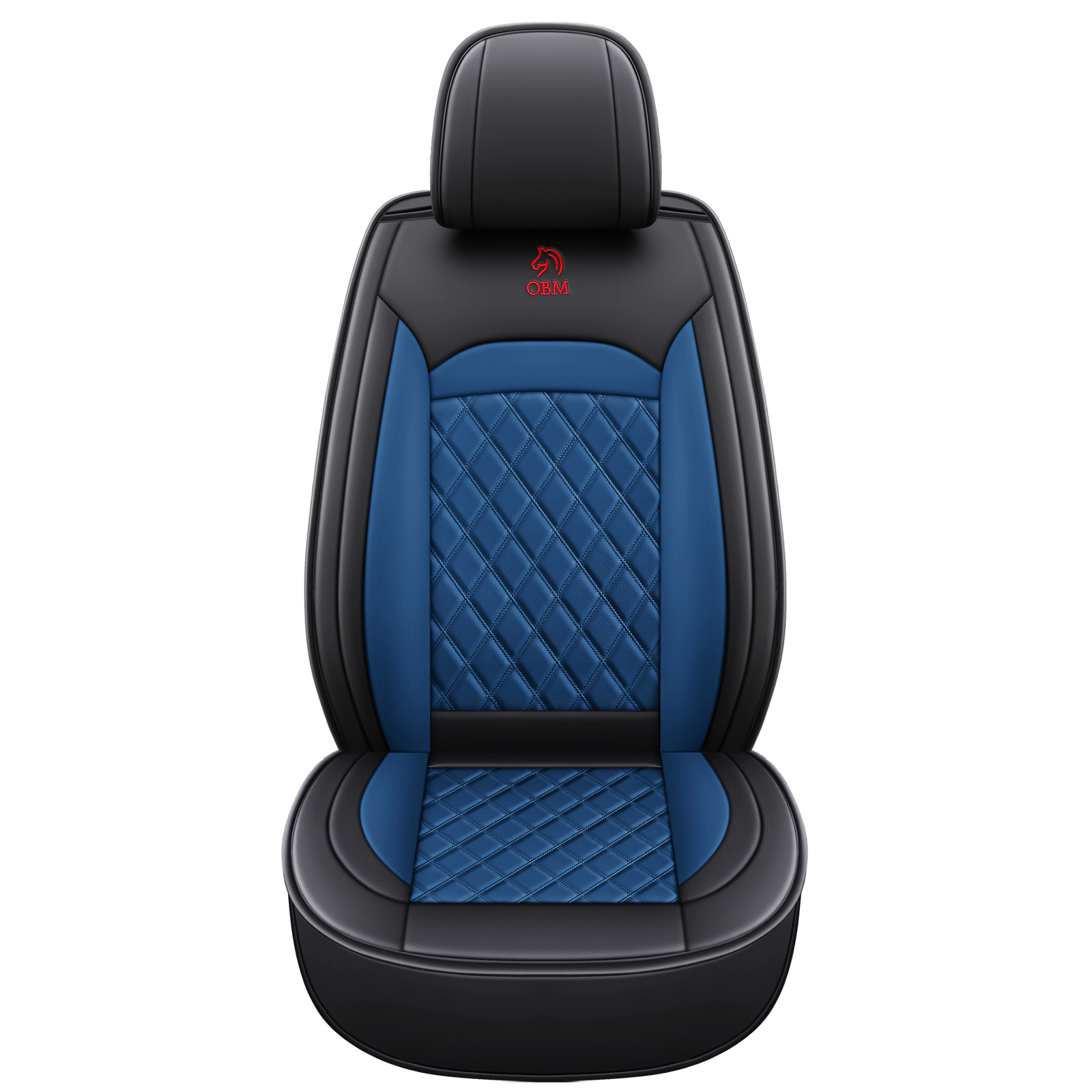 Diamond-pattern Full-coverage Car Seat Covers Lo Go Customizable photo 2