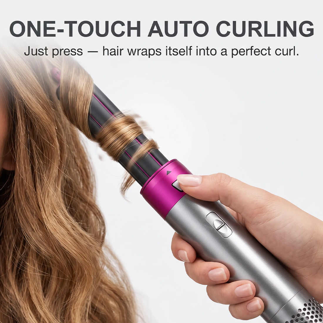 5 In 1 Professional Hair Curler Dryer Styler Curler Straightener Hot Air Brush photo 5