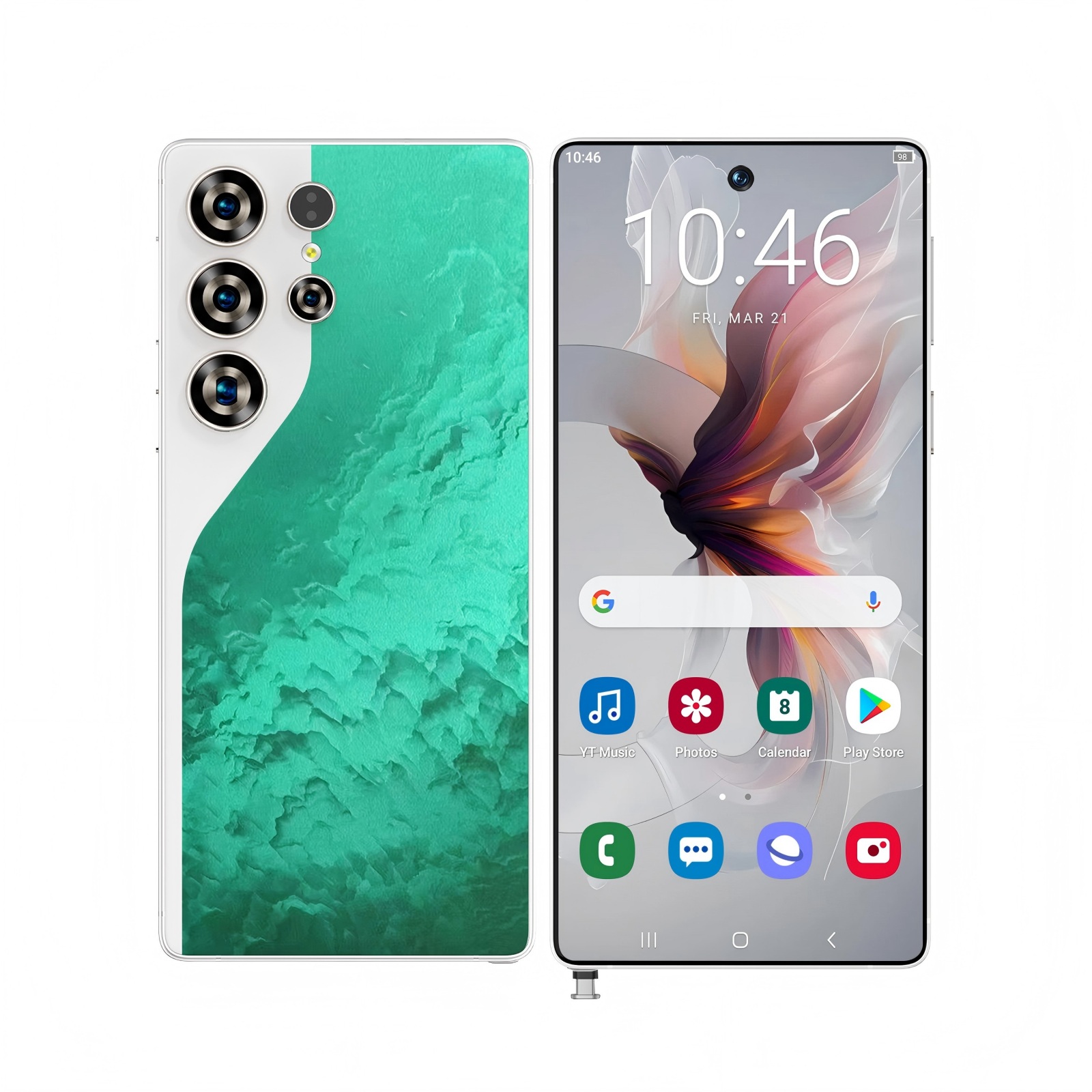 C26 Ultra 5G Unlocked Smartphone, 8GB RAM 256GB Storage Android 15 Cell Phone, 6.9inch FHD Display, 8000mAh Long Battery, Dual SIM, Face & Fingerprint Unlock, GPS, Built-in Stylus photo 8