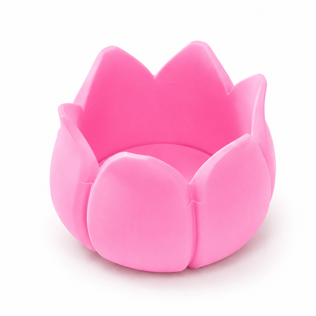 Tulip Flower Mahjong Dice Tray, 3D Printed Dice Holder For Mahjong Game Night, Decorative Table Accessory, Colorful Game Room Decor photo 3