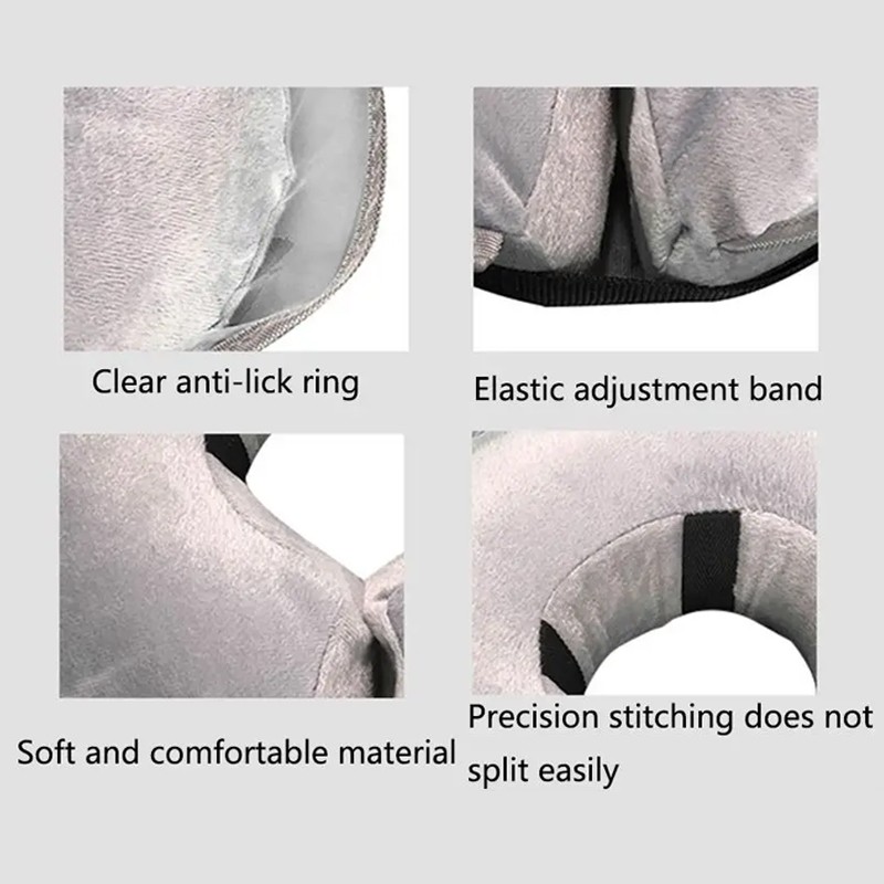 Inflatable Dog Cone Collar Soft After Surgery ALterna Tive Meff-Mluk photo 8