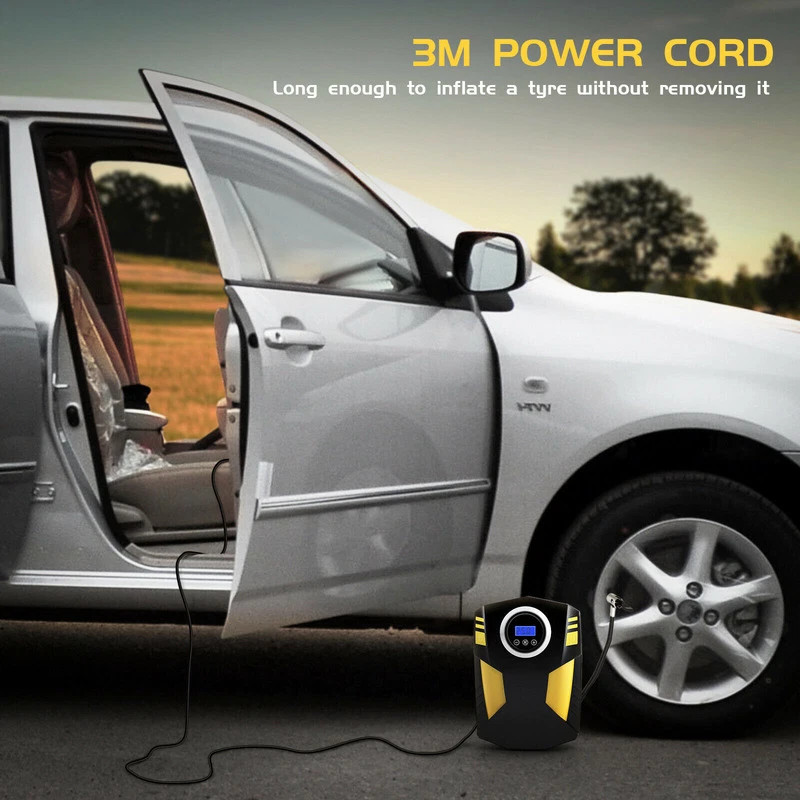 Digital Electric Car Tyre Inflator Pump Portable 150PSI Air Compressor photo 4