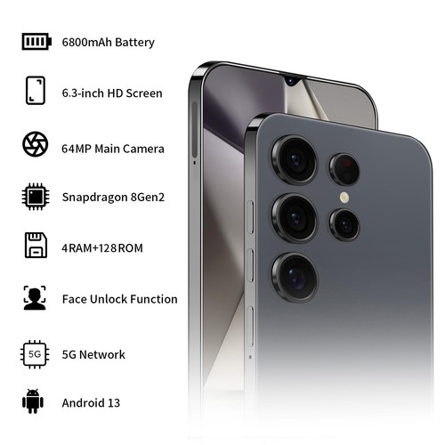 24 Unlocked Phone Smartphone 4inch 128GB Android14.0 6.3inch 6800mAh 5G photo 6