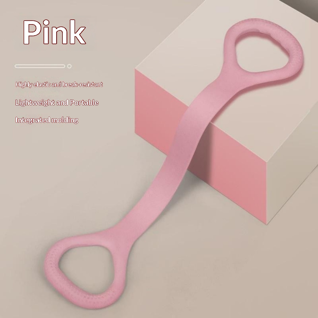 Back And Shoulder Exercise Tool For Home Use, Yoga Stretching Band, Waist Shaping Elastic Rope, Figure-Eight Resistance Band, Fitness Equipment photo 2