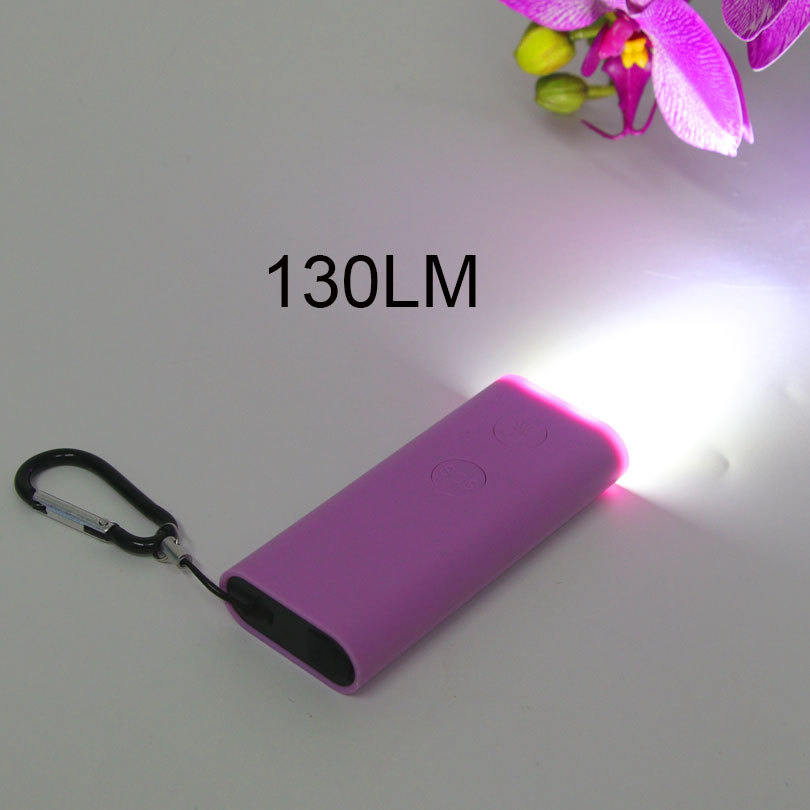 Personal Safety Alarm With 130LM LED Light For Self Defense Outdoor Emergency photo 2