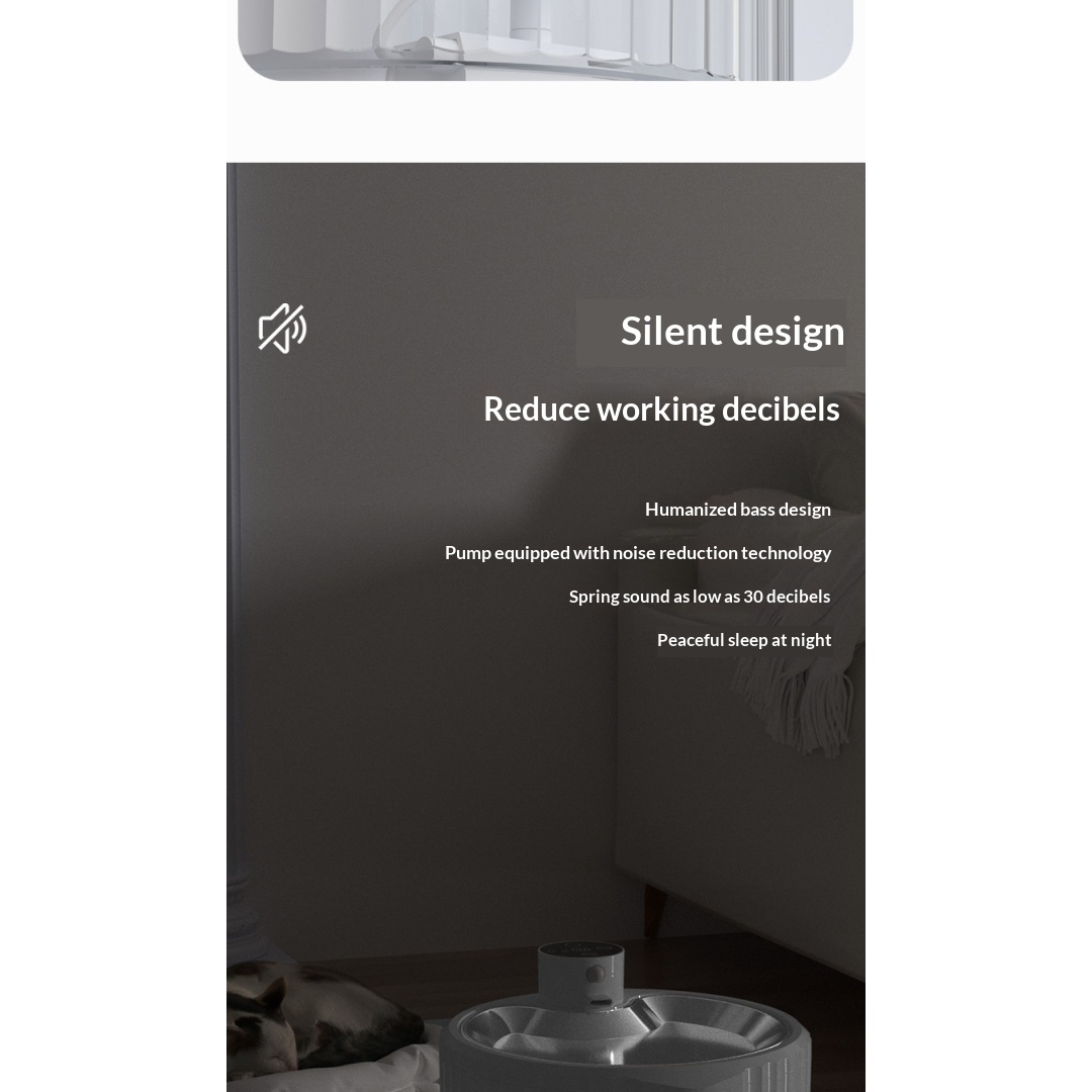 Automatic Circulating Sensor-Activated Stainless Steel Pet Water Fountain photo 7