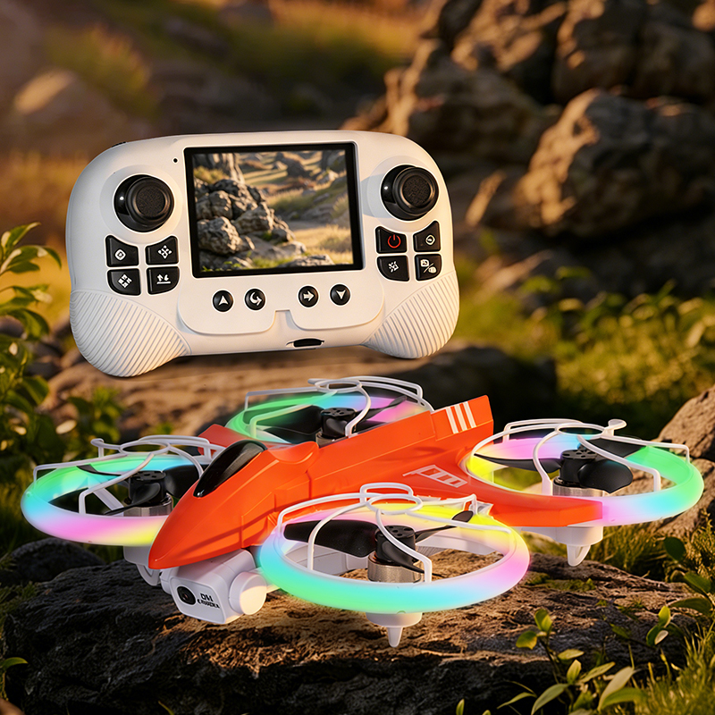 X3-2.8-inch Screen Control - Dual Electric Drone--Orange photo 4