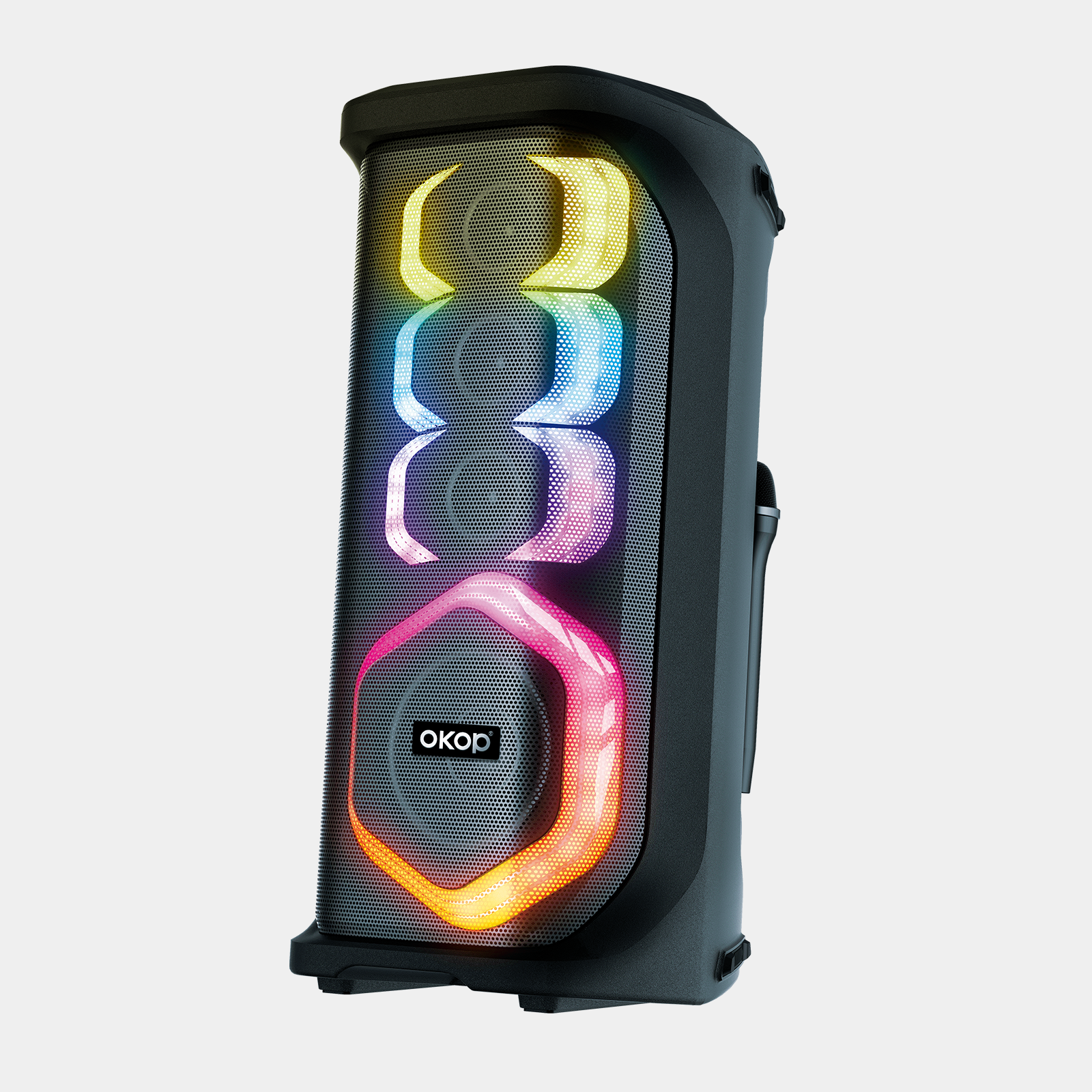 KP-8014 Hot-selling 80W High-power Outdoor Bluetooth Speaker With Dual Microphones Featuring Heavy Bass And Long Battery Life In Stock photo 1