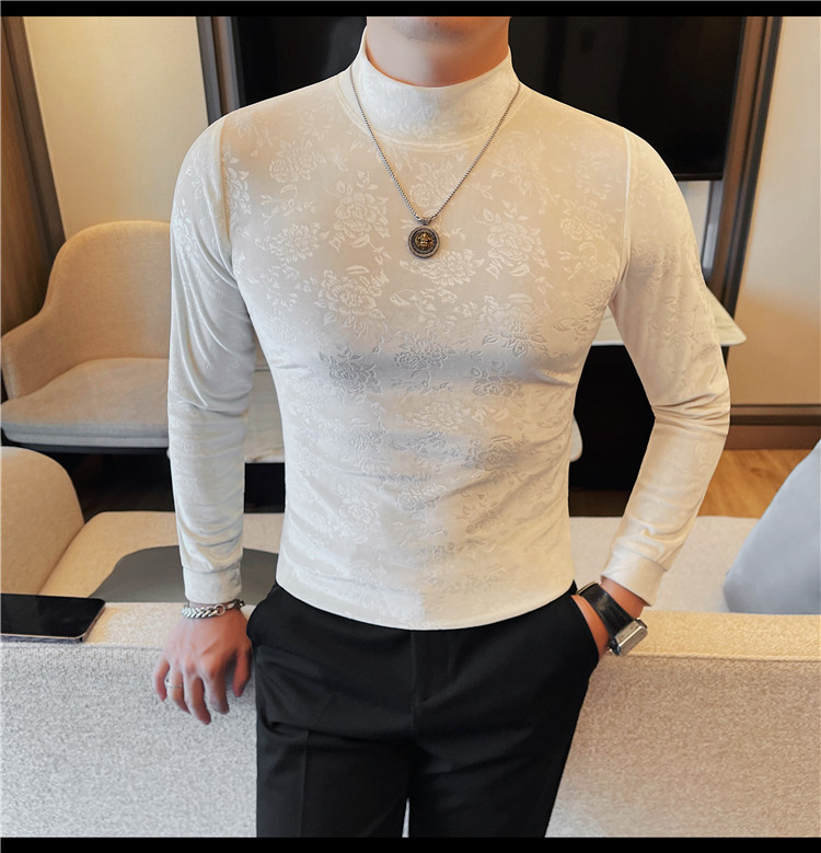 Men's Fleece Casual Long-Sleeved T-Shirt photo 3