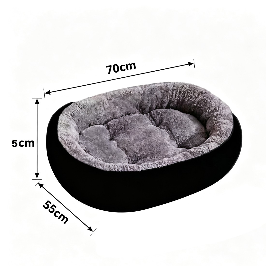 Dog Bed Cat Beds Soft Washable Fleece Puppy Cushion Warm Pet Basket Large Dog UK photo 7