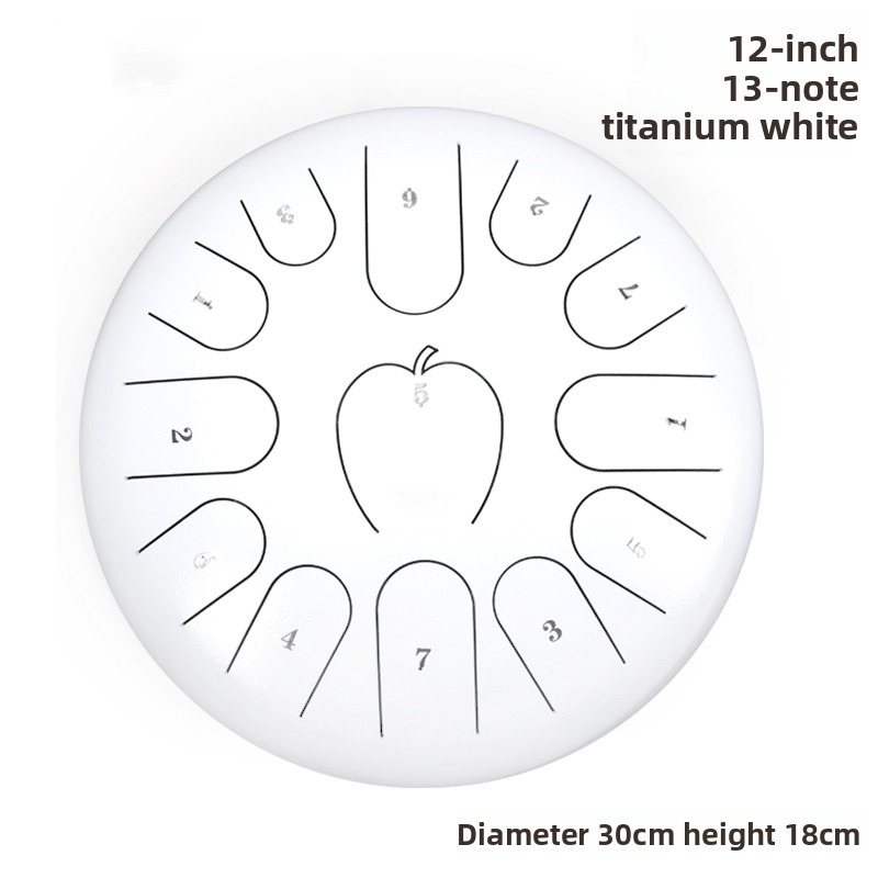 Steel Tongue Drum12 Inch13 Note A Pple Style photo 7