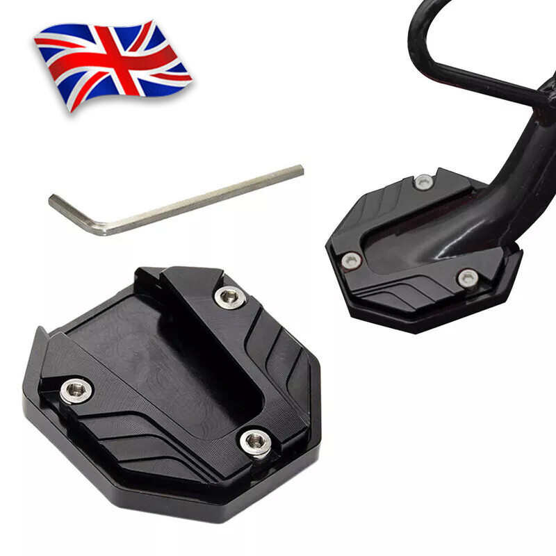 Motorcycle Scooter CNC Side Stand Enlarge Foot Plate Kickstand Extension Pad 1PC photo 5