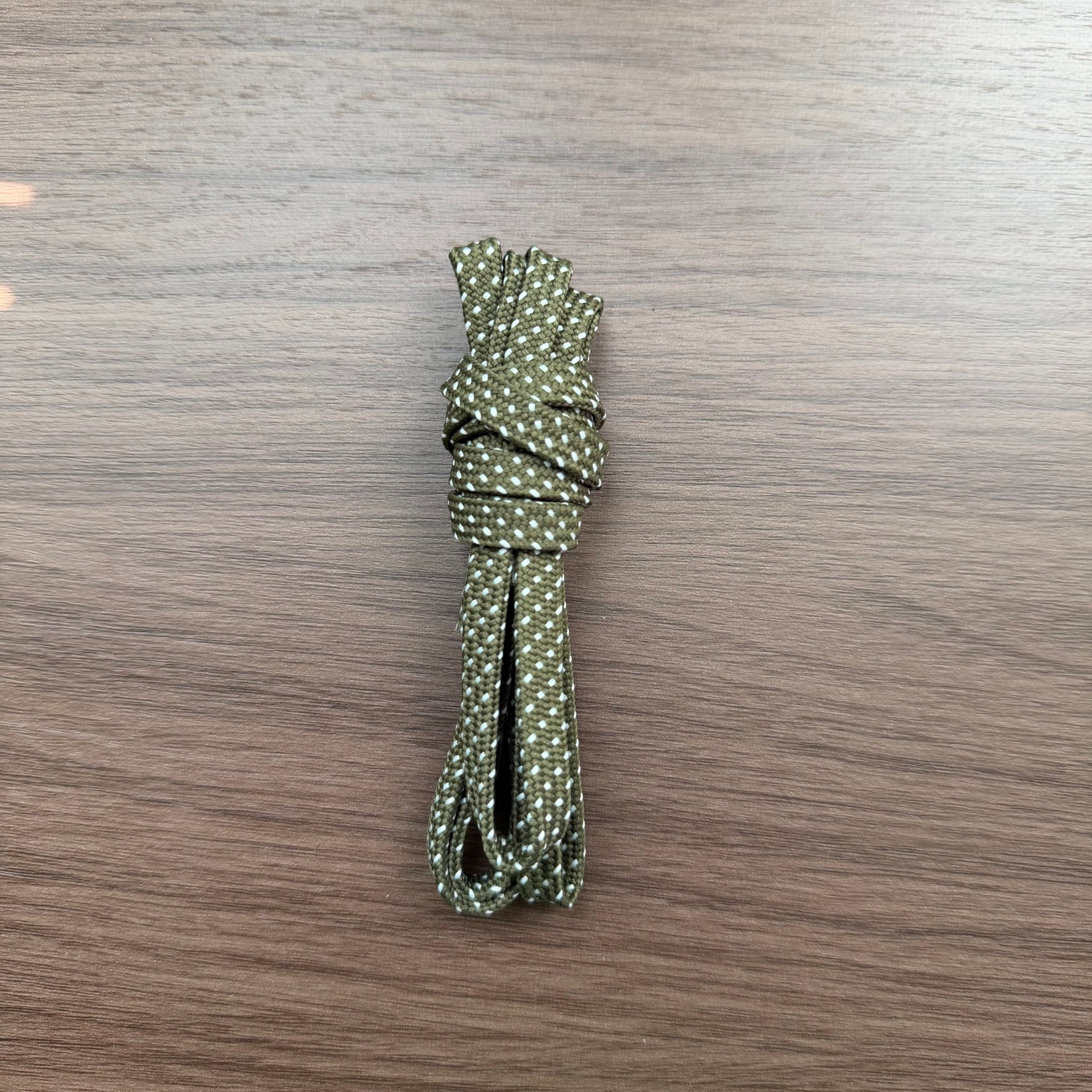 Flat Ribbon Colorful Diagonal-Dot Shoelaces photo 5
