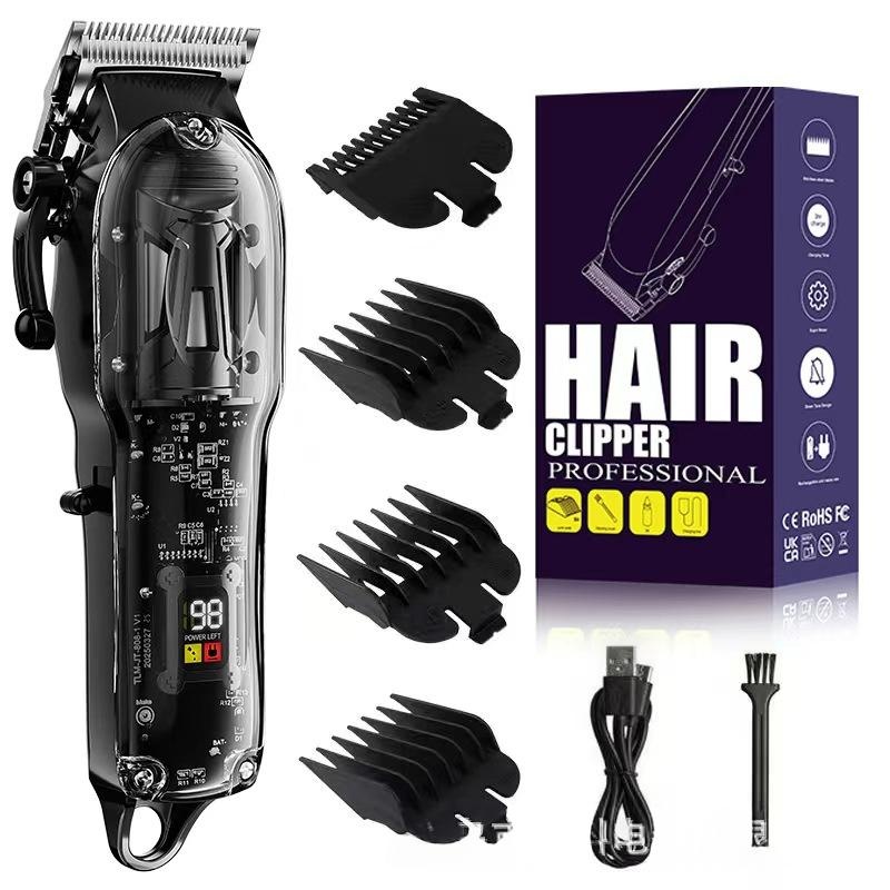 High-Power Pet Clipper With Transparent Shell & Digital Display photo 1