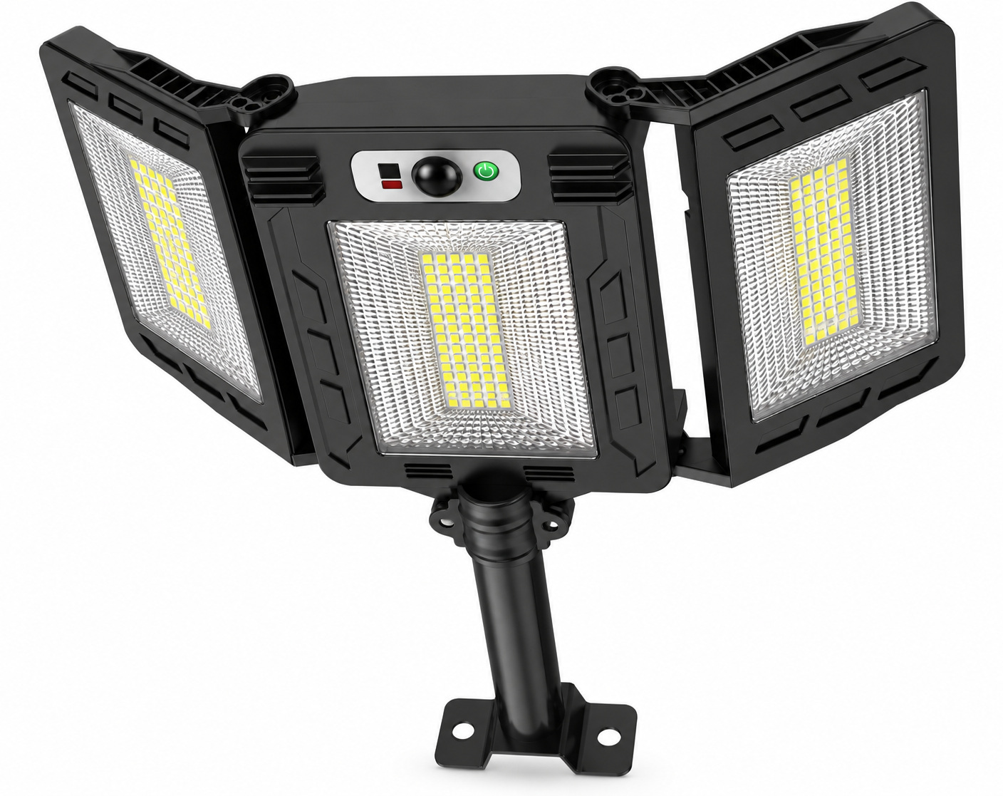 Solar Powered Rechargeable Motion Sensor LED Work Light 3000mAh For Auto W785 1 5 5W photo 1