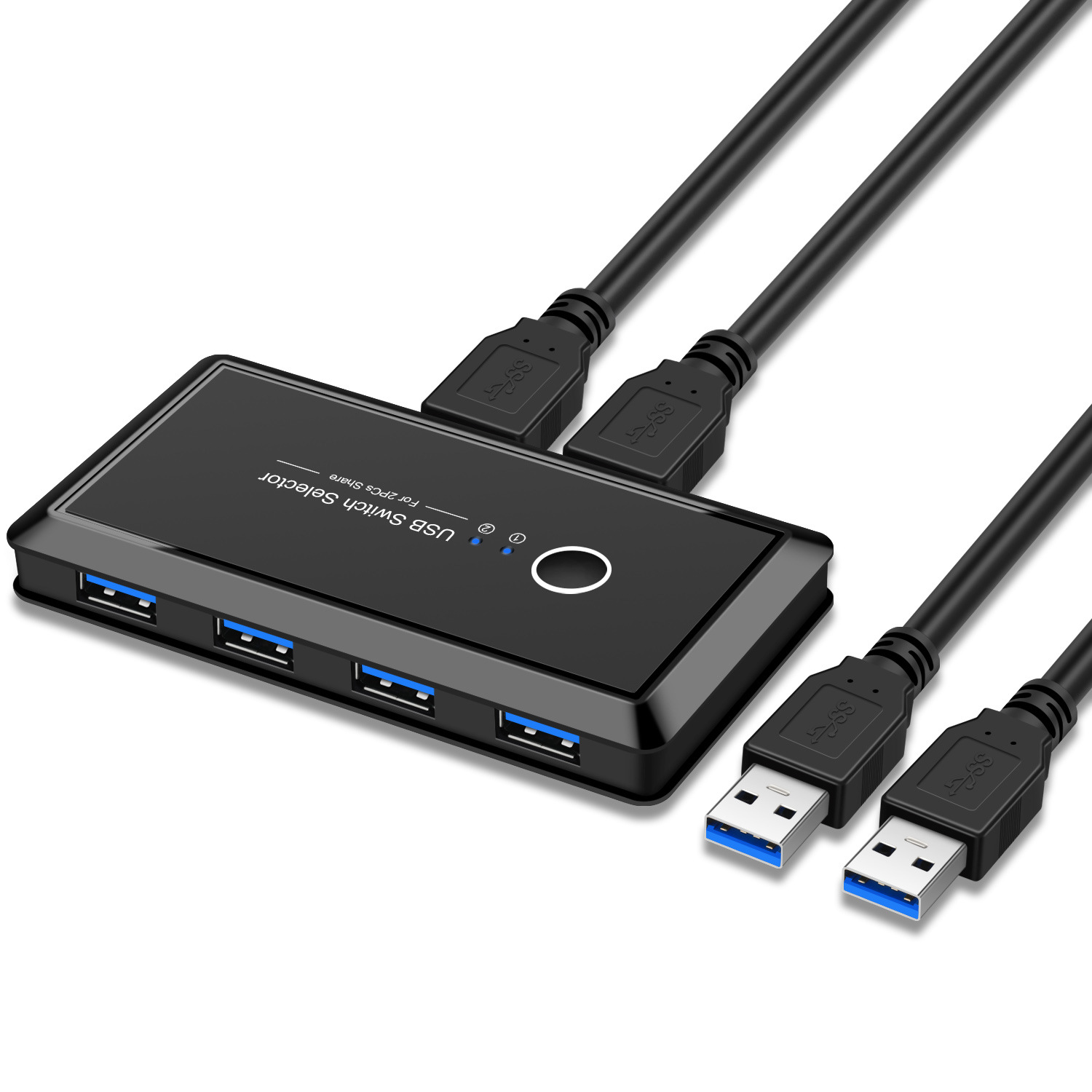 Usb multi-interface two-in four-out splitter photo 5