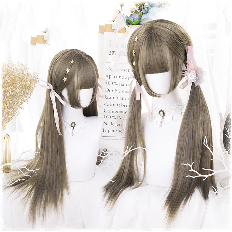 Manzhen Daily Black Long Straight Wig Girl photo 5