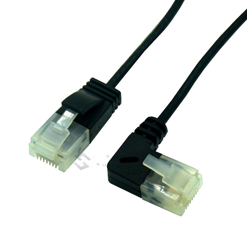 Superfine ltra Slim Cat6 Ethernet Cable RJ45 Right Angle TP photo 6