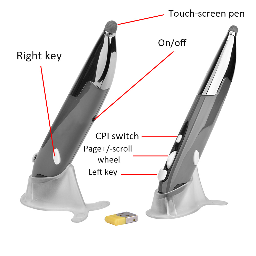 Handwriting Second-generation Pen-shaped Flying Squirrel Mouse Pen Wireless Gaming Optical Pen photo 3