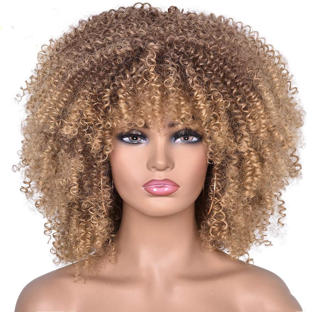 European And American Wigs Female Short Curly Wigs photo 1