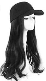 Hat Wig Ladies Long Hair One Big Wave Curly Hair Headgear Fashion Hat With Wig Net Red photo 2