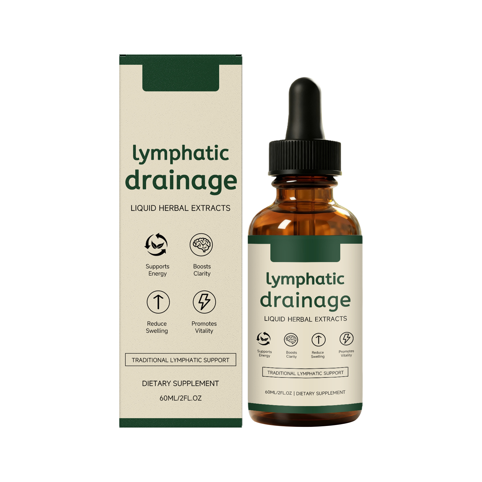 Lymph Health Support Herbal Drops 60ml Box photo 8