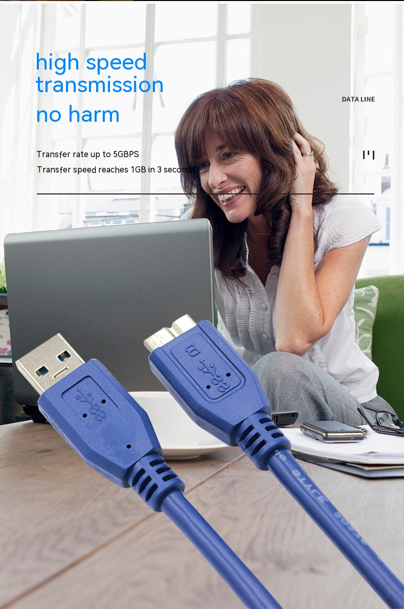 USB30 Transmission Data Cable Mobile Hard Disk Cable photo 5