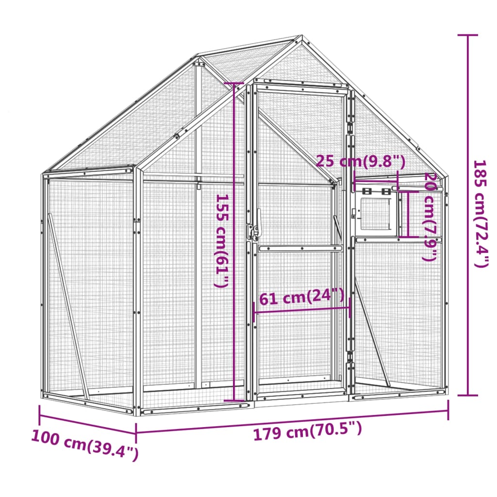   Aviary Silver 179x   Aviary Anthracite 179x photo 2