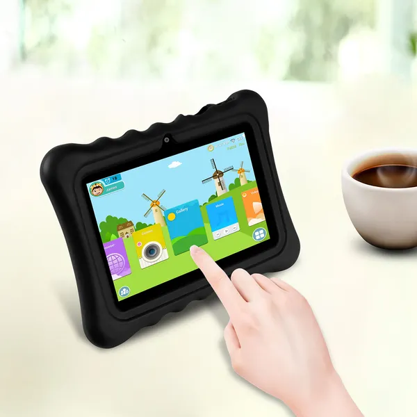 Shock-resistant Silicone Snap-on Case With Stand For 7' Tablets photo 3