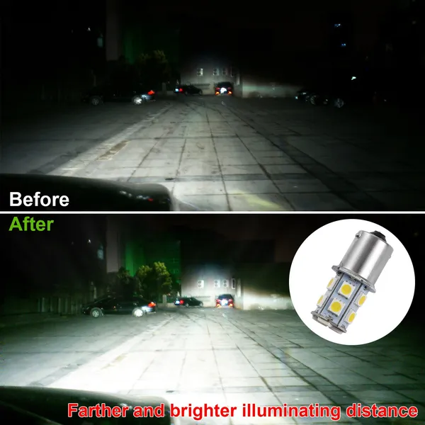 20Pcs 12V Car Light Bulbs 4500K 14MM Aluminum Alloy Turn Signal Light photo 3