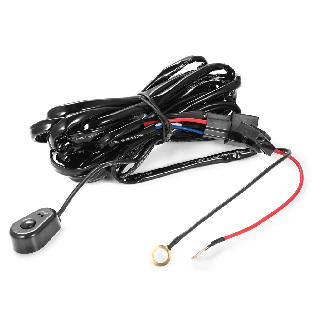 LED Light Bar Wiring Harness Kit 280W 12V 40A Power Relay Fuse On Off Switch 10ft Length Universal Fitment Light Bar Accessories photo 6