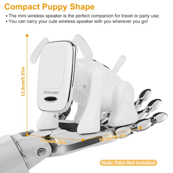 Puppy Dog Wireless Speaker Portable Mini Music Player Stereo Cute Animal Speaker photo 4