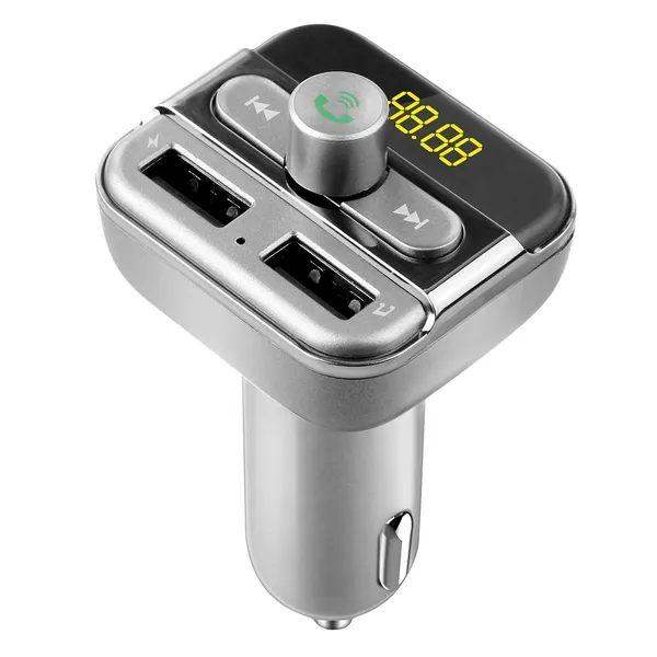 Car Wireless FM Transmitter 3.4A Dual USB Charge Hands-free Call Car MP3 Player photo 1