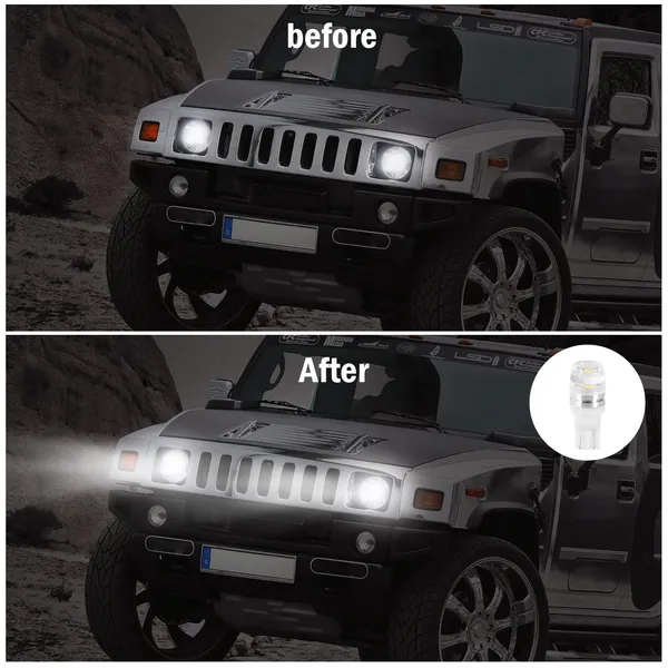 20Pcs LED Car Light Bulbs T10 2323SMD 6500K White Auto Lamps Replacement For Dome Map Door Trunk Signal License Plate photo 2