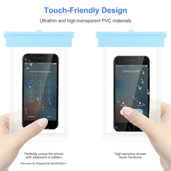 Universal IPX8 Waterproof Phone Pouch Dry Bag Case Underwater Protective High Touch Sensitive photo 4