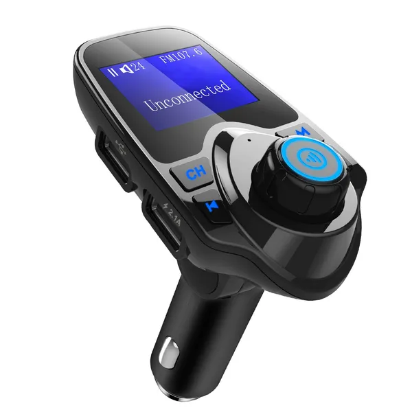 Car Wireless FM Transmitter MP3 Player Hand-Free Call USB Charger AUX Input photo 1