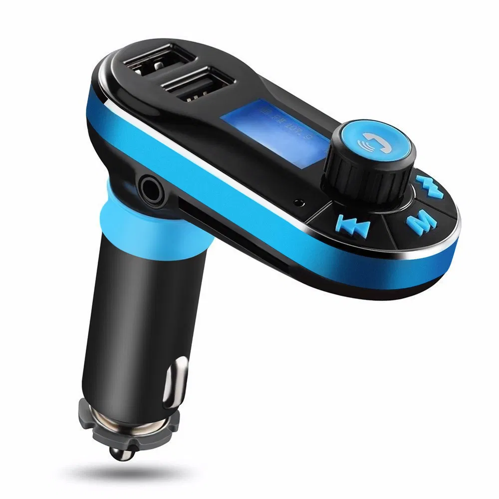 Car Wireless FM Transmitter Dual USB Charger Hands-free Call MP3 Player Aux-in LED Display Remote Controller photo 6
