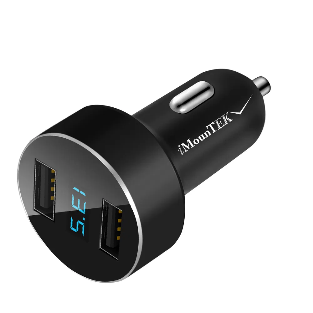 Universal 15W/3.1A Dual USB Car Charger Adapter Aluminum Alloy Fast Car Charging Adapter For IPhone XR XS Tablet PC photo 6