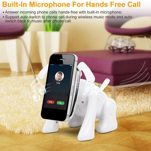 Puppy Dog Wireless Speaker Portable Mini Music Player Stereo Cute Animal Speaker photo 3