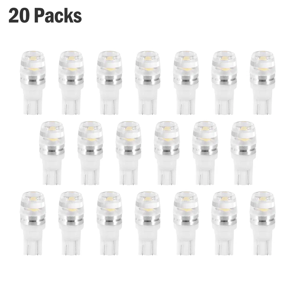 20Pcs LED Car Light Bulbs T10 2323SMD 6500K White Auto Lamps Replacement For Dome Map Door Trunk Signal License Plate photo 6