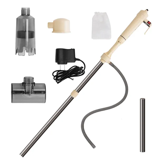 Multifunctional Electric Aquarium Gravel Cleaner Kit Length Adjustable Automatic Fish Tank Vacuum Cleaner photo 1