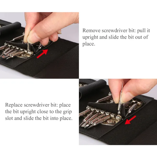 25 In 1 Multipurpose Precision Screwdriver Wallet Kit Repair Tools photo 4