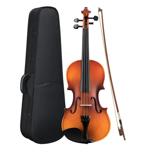Brand New 3/4 Acoustic Violin Set (includes Case, Bow, Rosin, Tuner, Shoulder Rest, Strings, And Tone Marks) photo 1