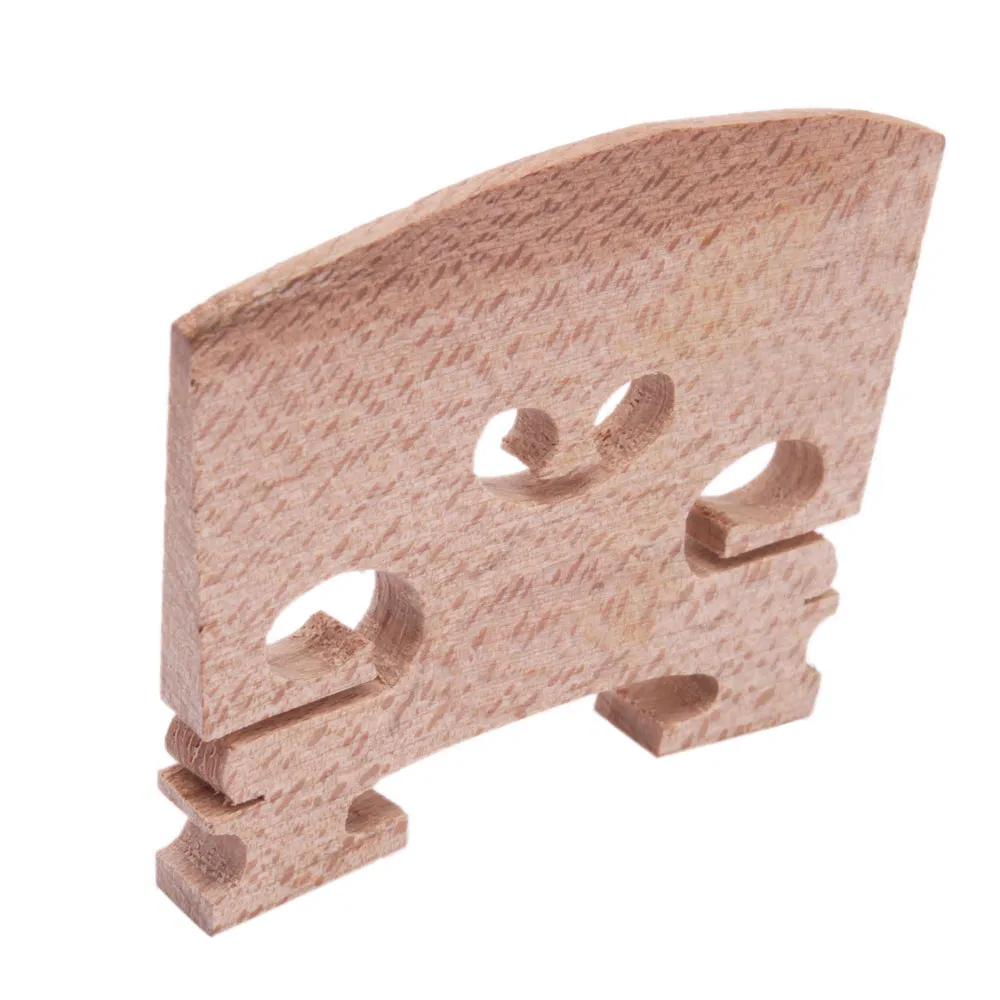 4-4 High Quality Maple Violin Bridge Wood-colored photo 3