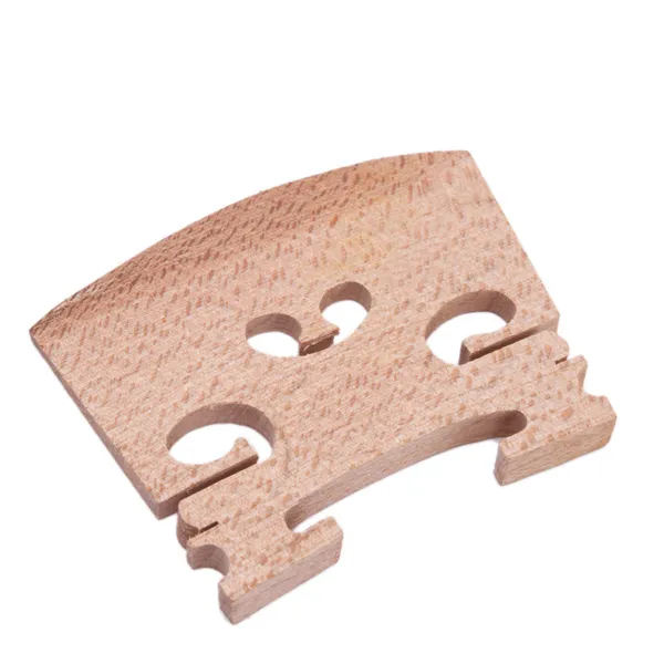 4-4 High Quality Maple Violin Bridge Wood-colored photo 5