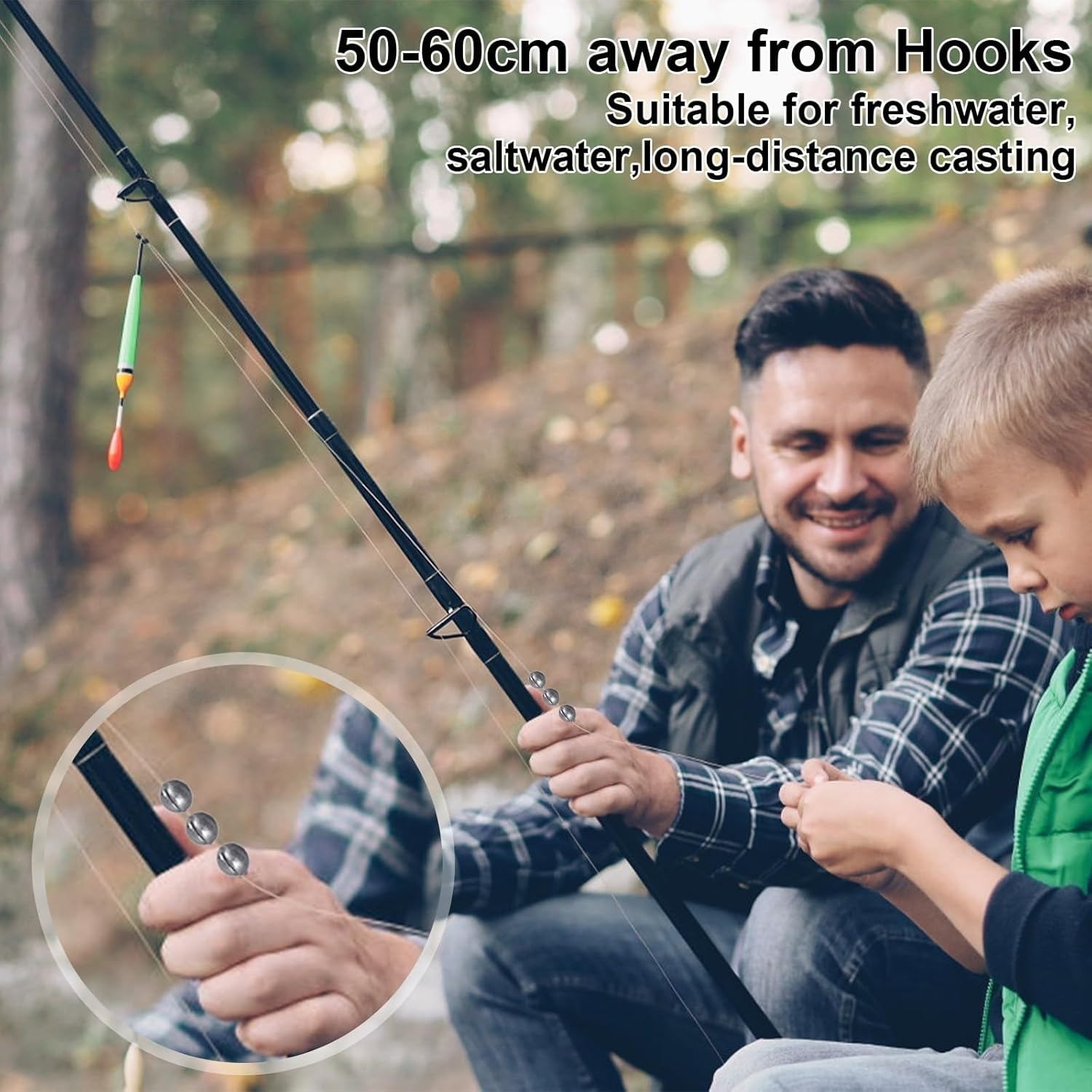 160-Piece Fishing Sinker Set In 10 Different Sizes—Comprehensive Assortment For Various Fishing Conditions And Techniques photo 5